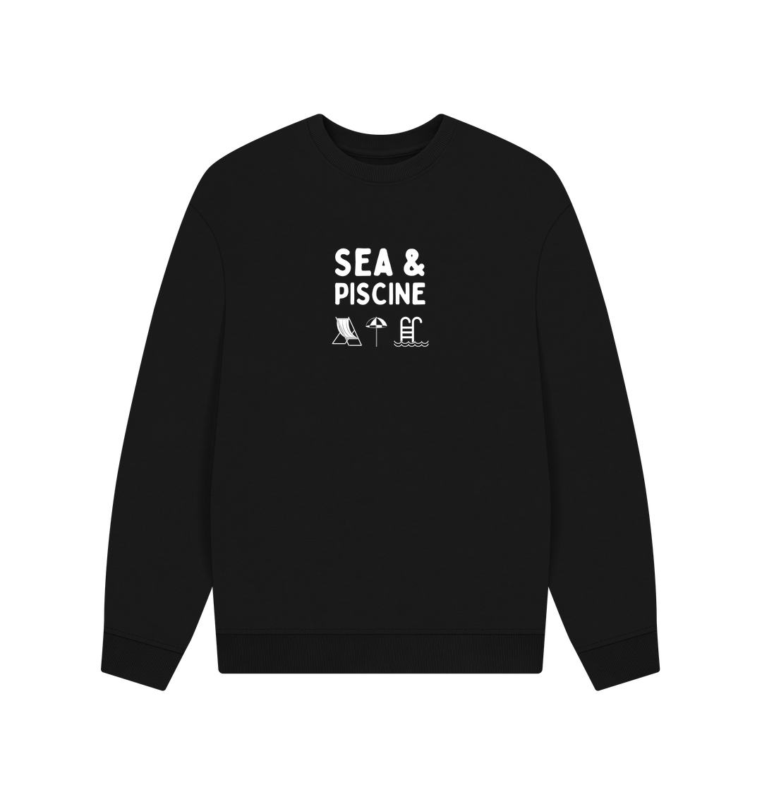 Black Printed Sweater