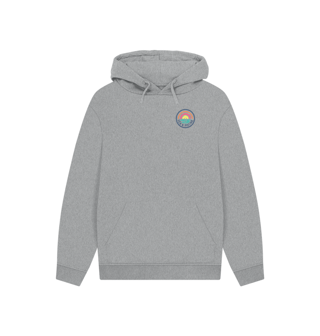 Athletic Grey Printed Hoody