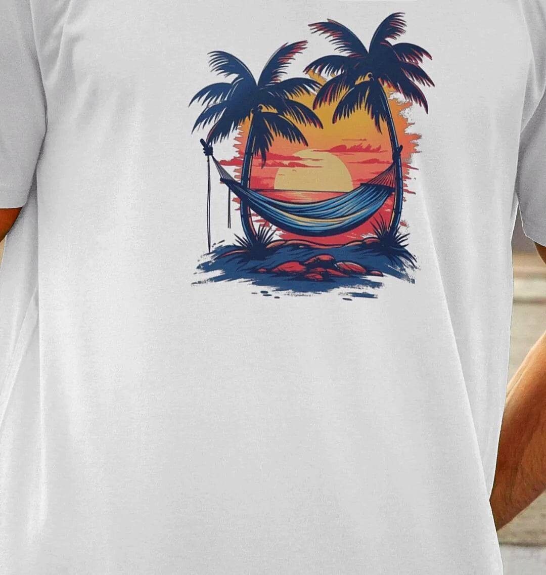 Shady Hammock – Organic Cotton Tee - Sea & Piscine