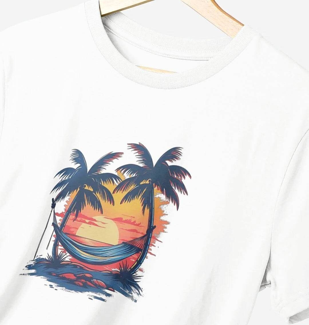 Shady Hammock – Organic Cotton Tee - Sea & Piscine