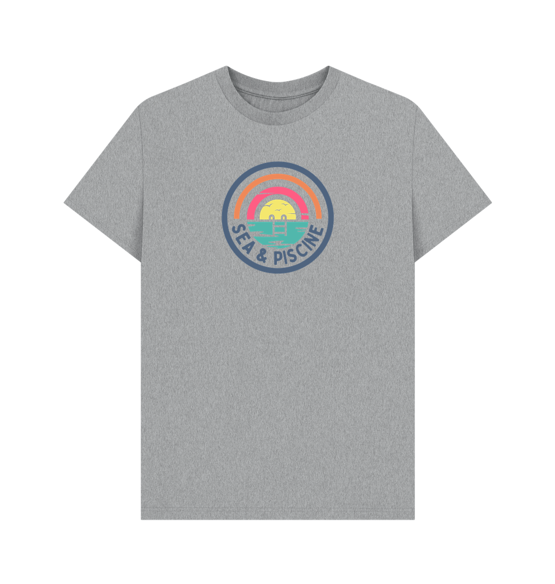 Athletic Grey Printed T-shirt
