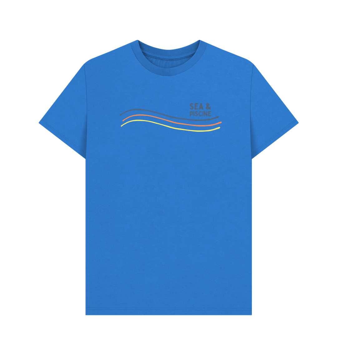 Bright Blue Printed T-shirt