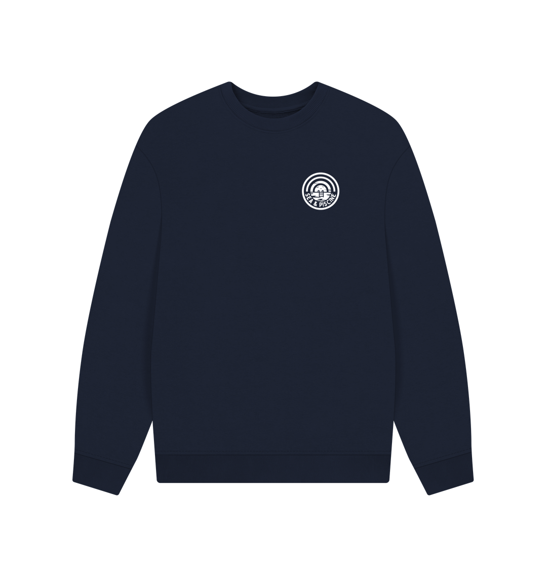 Navy Blue SP Circle Logo OS Sweat