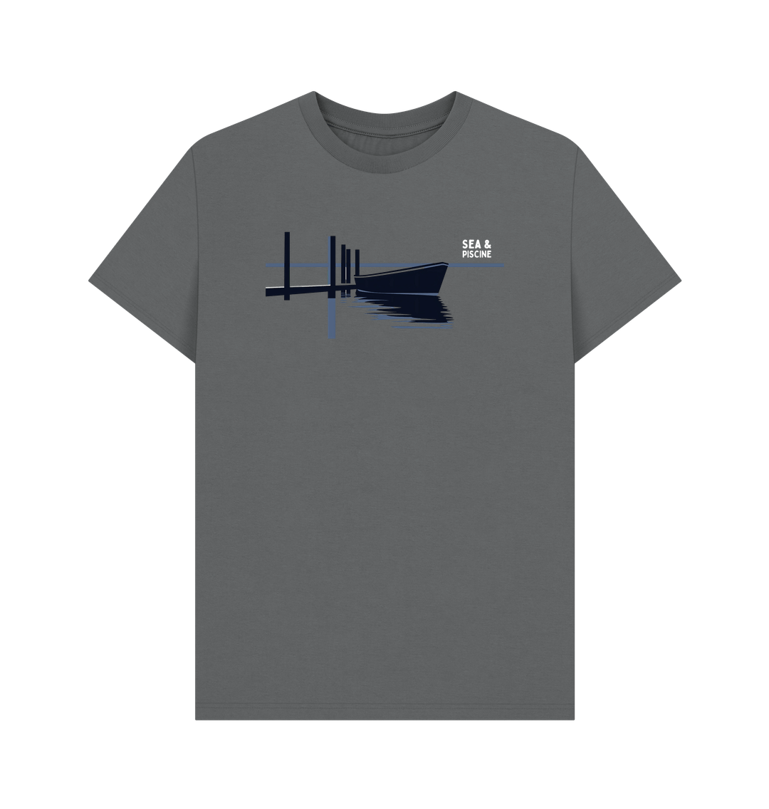 Slate Grey Printed T-shirt
