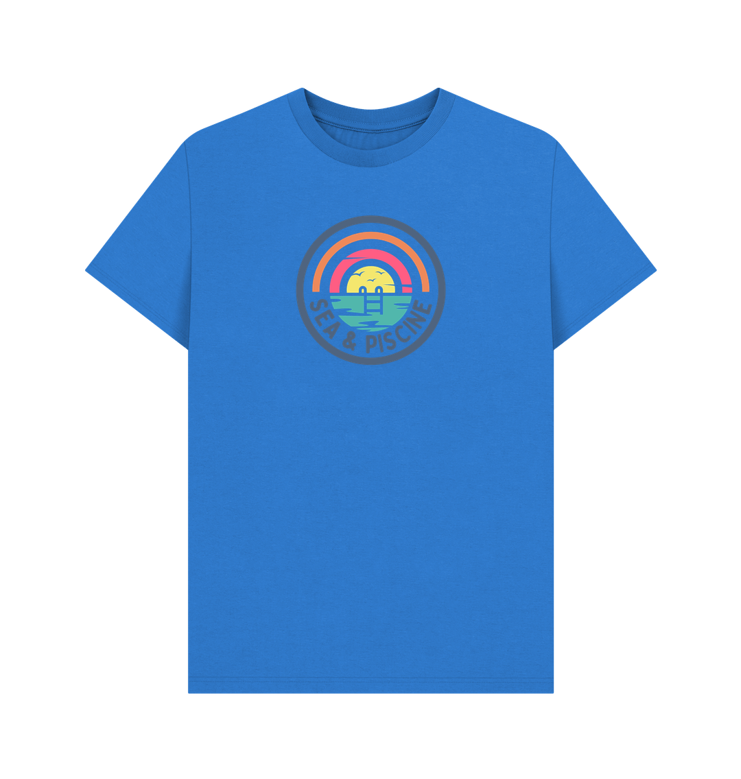 Bright Blue Printed T-shirt