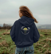 S&P Back Print – Unisex Sundowner Hoodie - Sea & Piscine