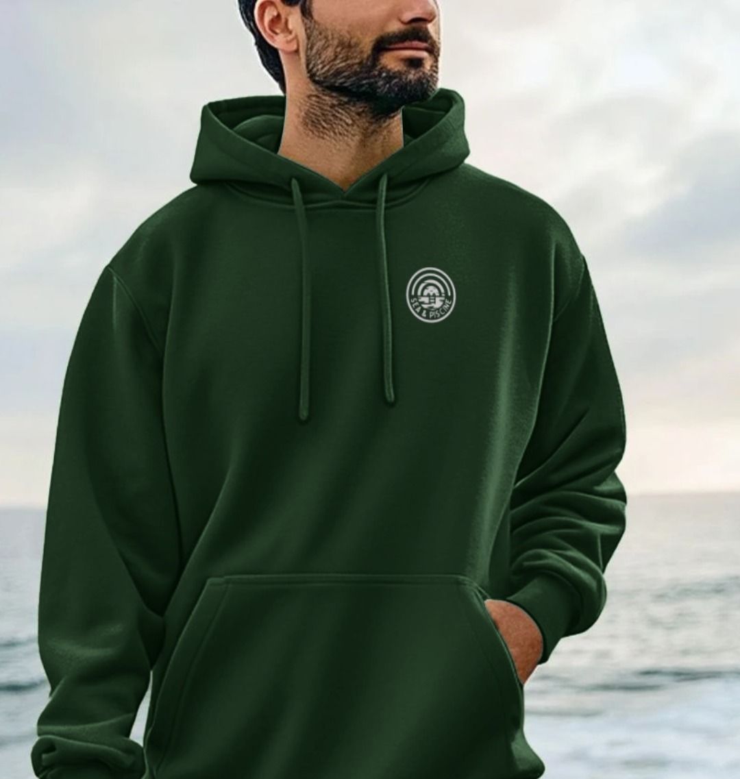 S&P Back Print – Unisex Sundowner Hoodie - Sea & Piscine