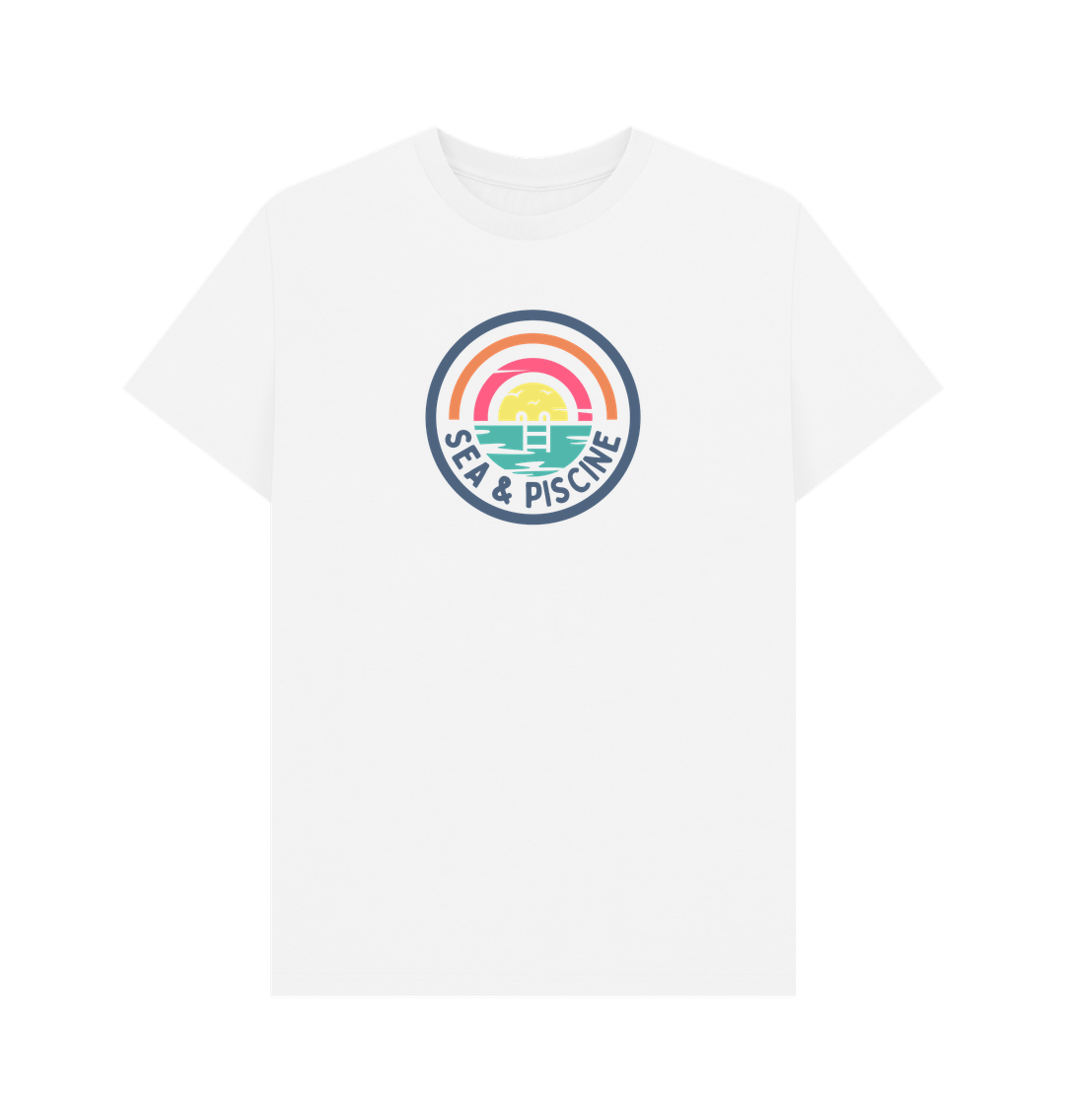 White SP Circle Logo Tee