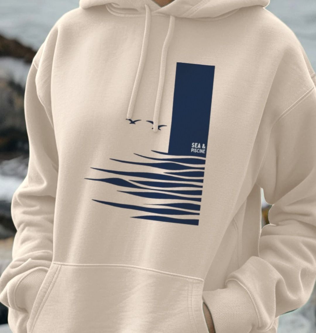 Sea Wall – Unisex Sundowner Hoodie - Sea & Piscine