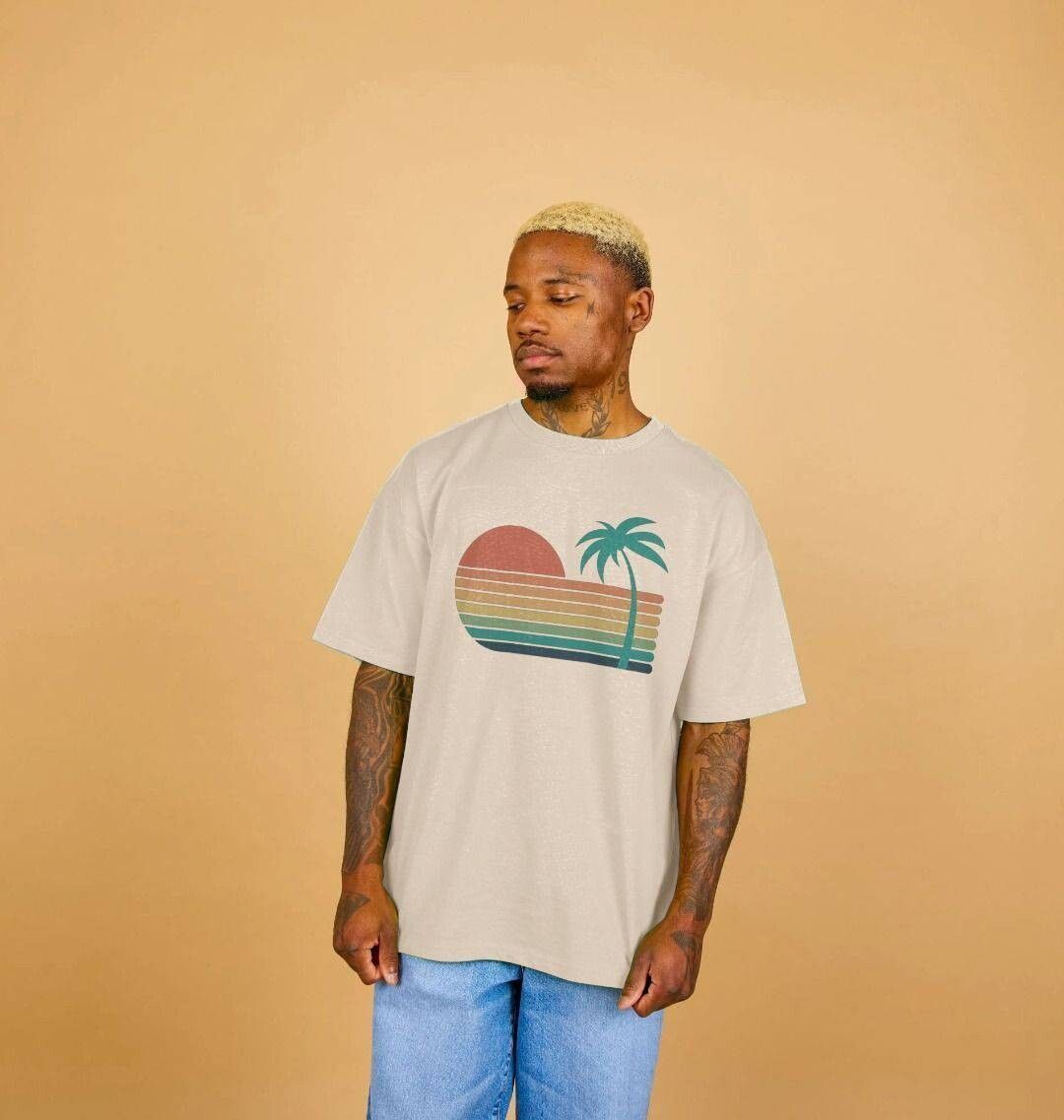 Sunset Strips – Oversized T Shirt - Sea & Piscine