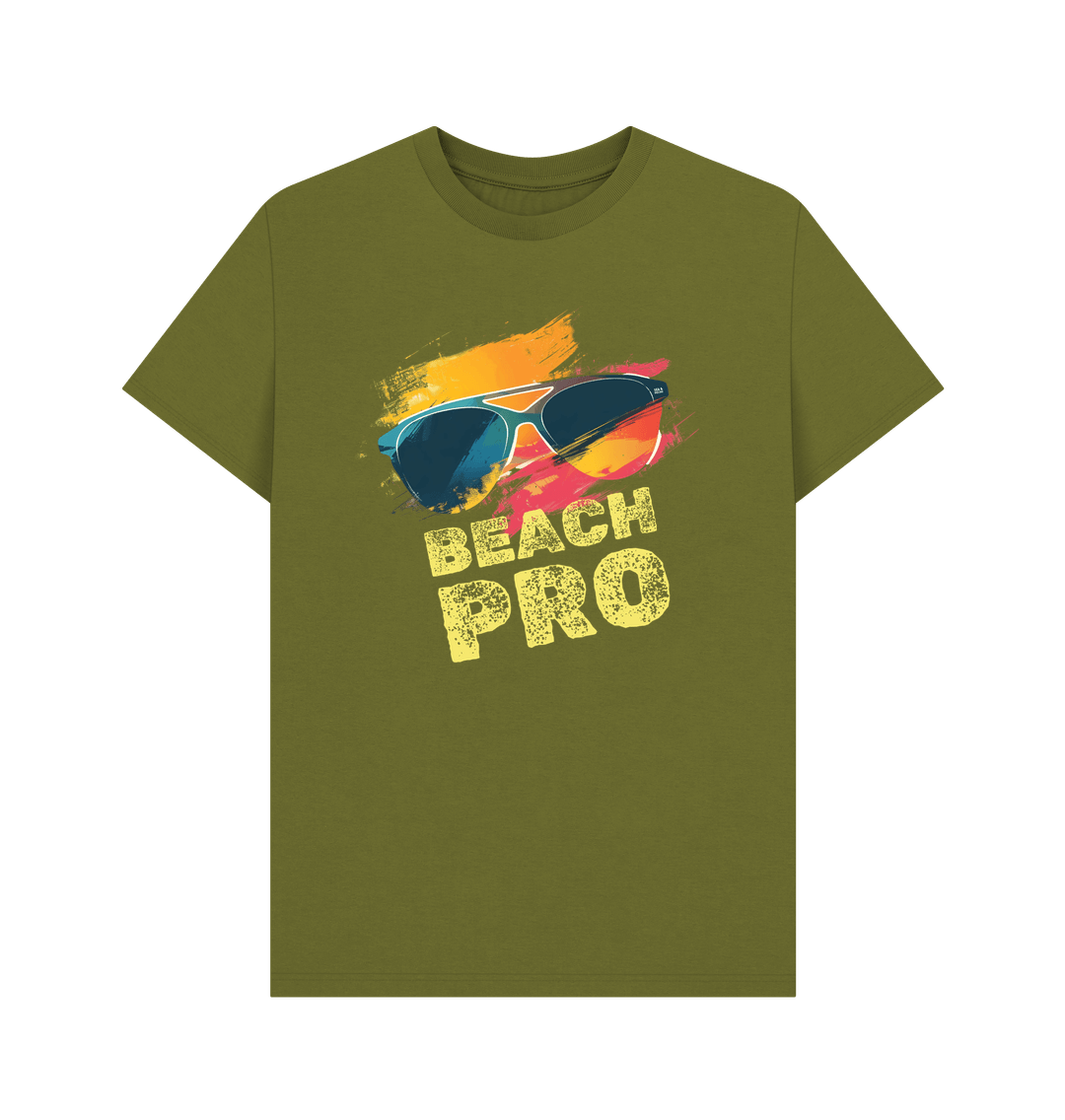 Moss Green Beach Professional \u2013\u00a0Organic Cotton T-Shirt