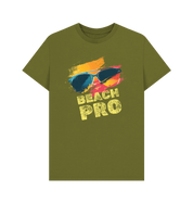 Moss Green Beach Professional \u2013\u00a0Organic Cotton T-Shirt