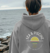 S&P Back Print – Unisex Sundowner Hoodie - Sea & Piscine