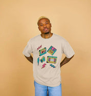 Mixtape 90s – Oversized T-Shirt - Sea & Piscine