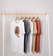 Surf Monkey Men's Organic Cotton T-Shirt - Sea & Piscine