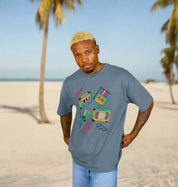Mixtape 90s – Oversized T-Shirt - Sea & Piscine