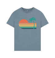 Sunset Strips – Oversized T Shirt - Sea & Piscine