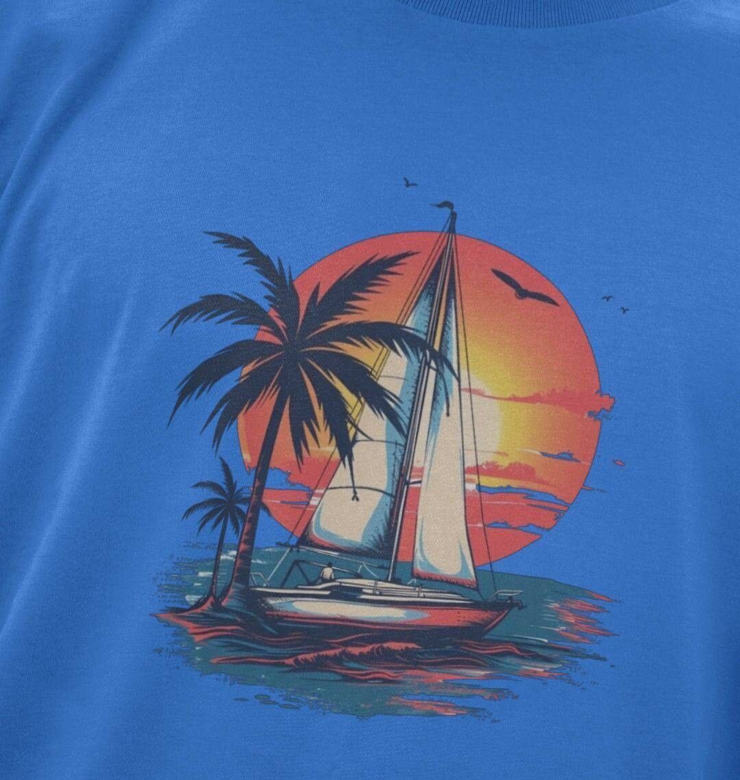 Wave Runner – Organic Cotton Tee - Sea & Piscine
