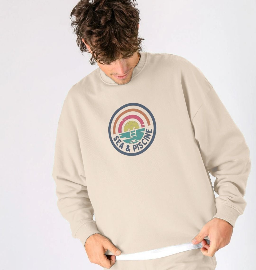 S&P Cove – Lazy Days Oversized Sweatshirt - Sea & Piscine