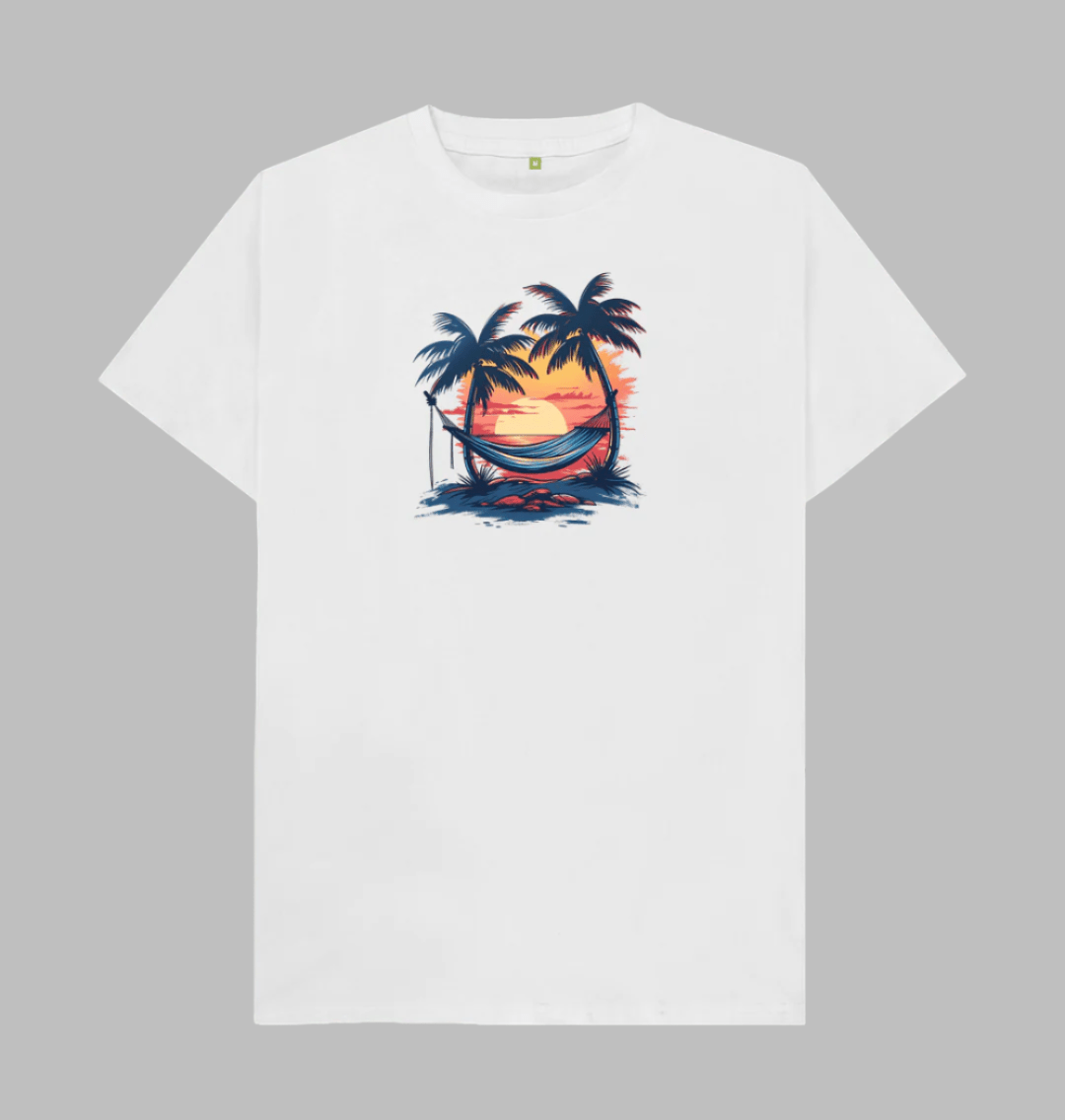 Shady Hammock – Organic Cotton Tee - Sea & Piscine