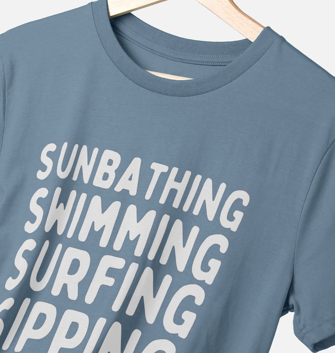 Summer Wish List – Organic Cotton Tee - Sea & Piscine