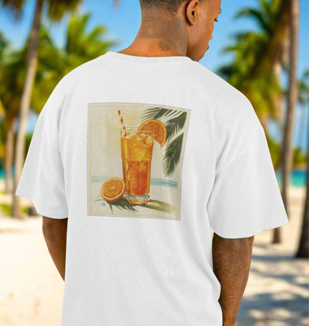 Orange Fizz – Oversized T-Shirt - Sea & Piscine