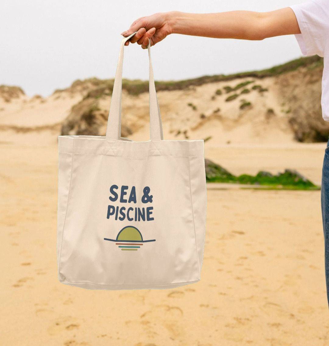 The S&P Signature Natural Organic Shopper Bag - Sea & Piscine