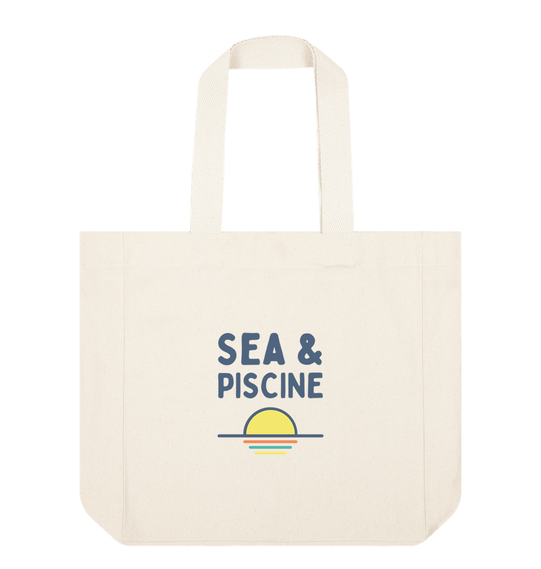 The S&P Signature Natural Organic Shopper Bag - Sea & Piscine