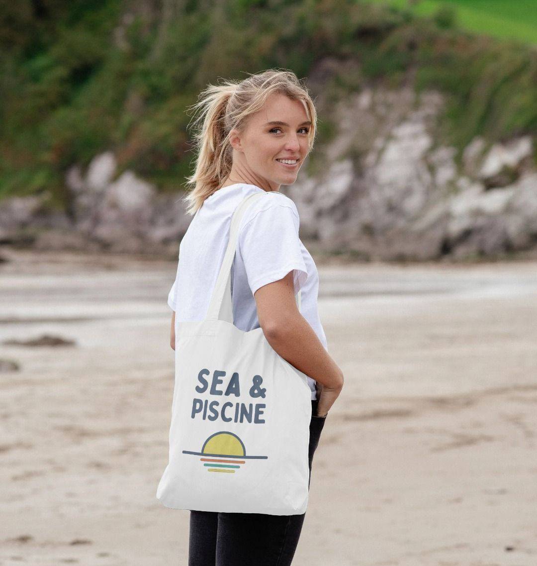 The S&P Signature Tote Bag - Sea & Piscine