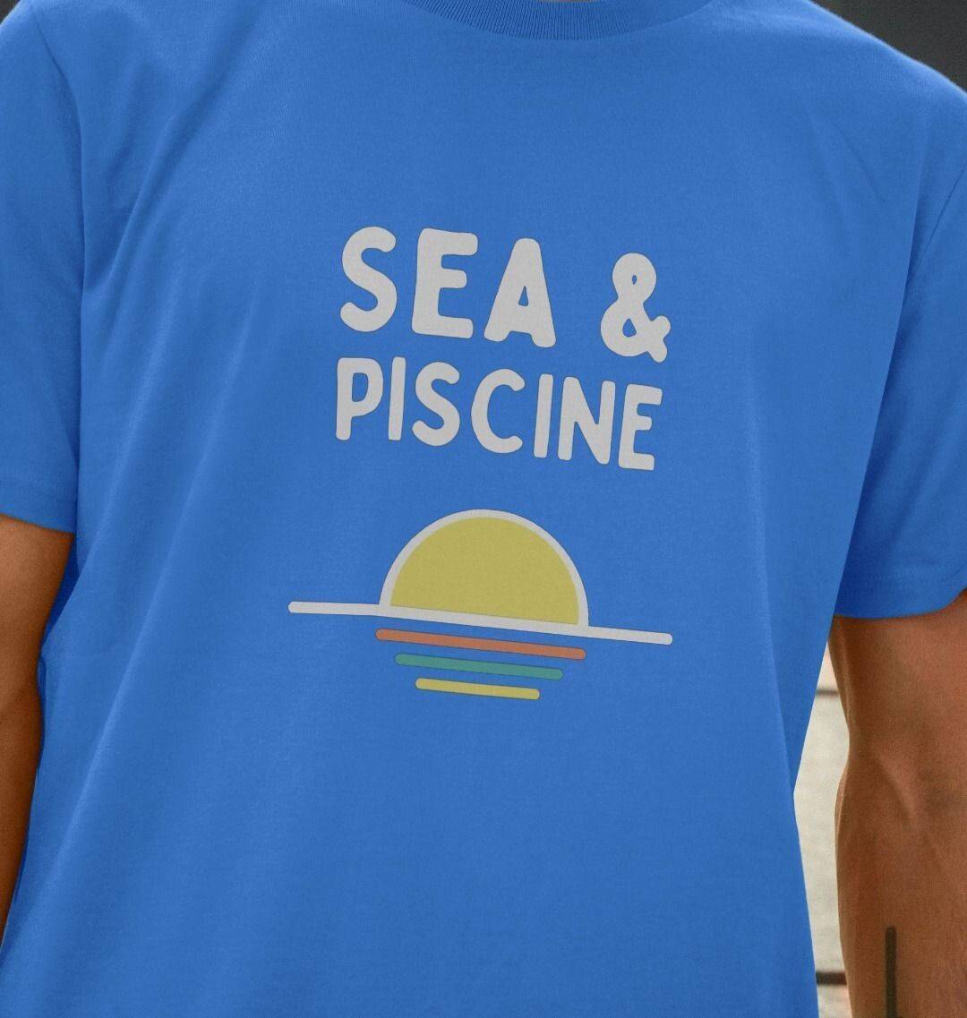 S&P Signature Blue – Organic Cotton Tee - Sea & Piscine