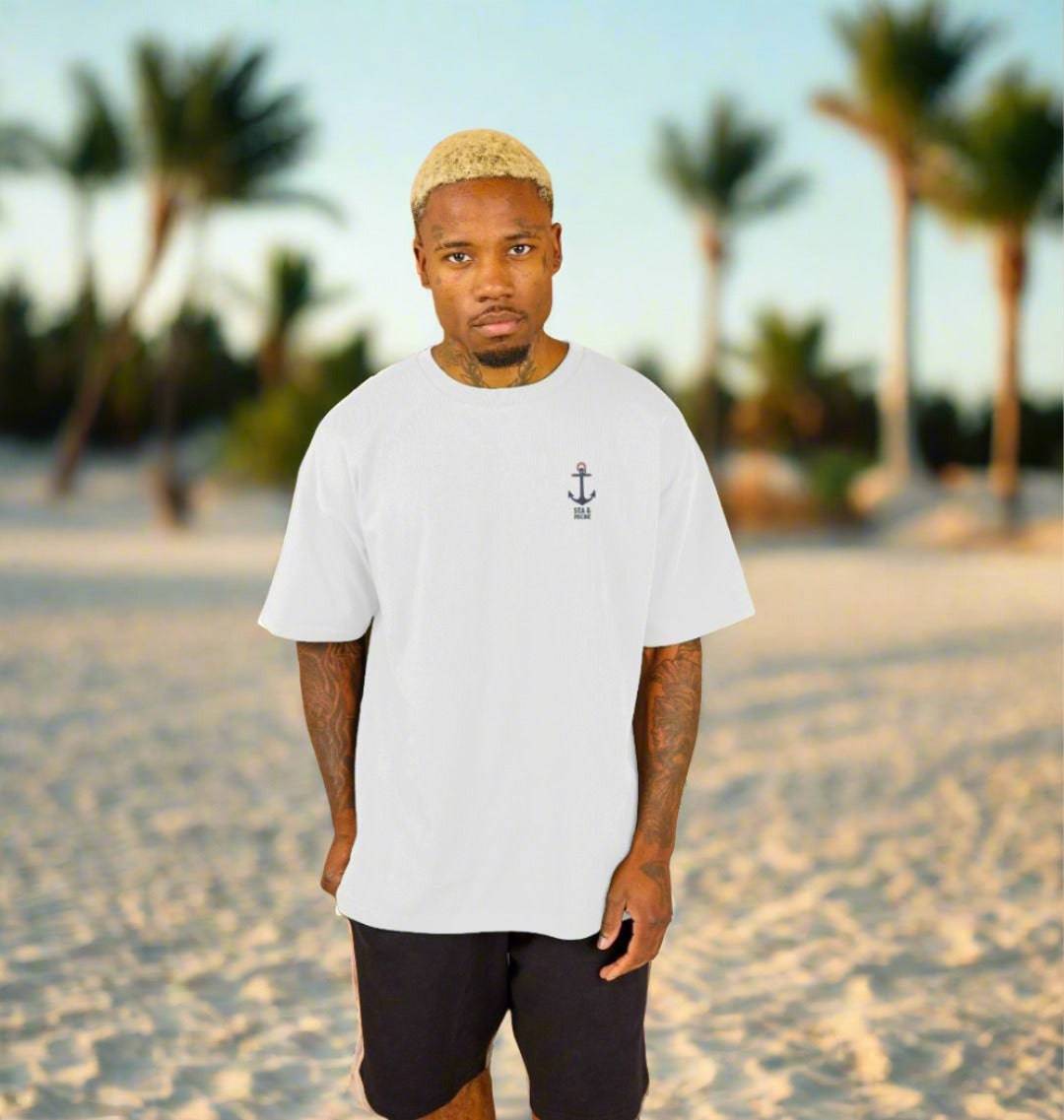 Wave Runner – Oversized T-Shirt - Sea & Piscine