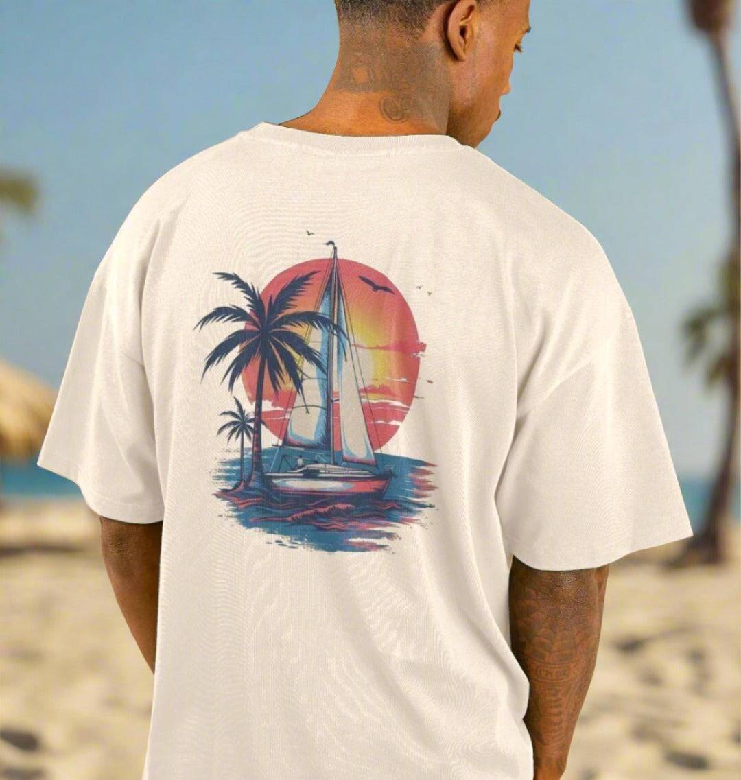 Wave Runner – Oversized T-Shirt - Sea & Piscine