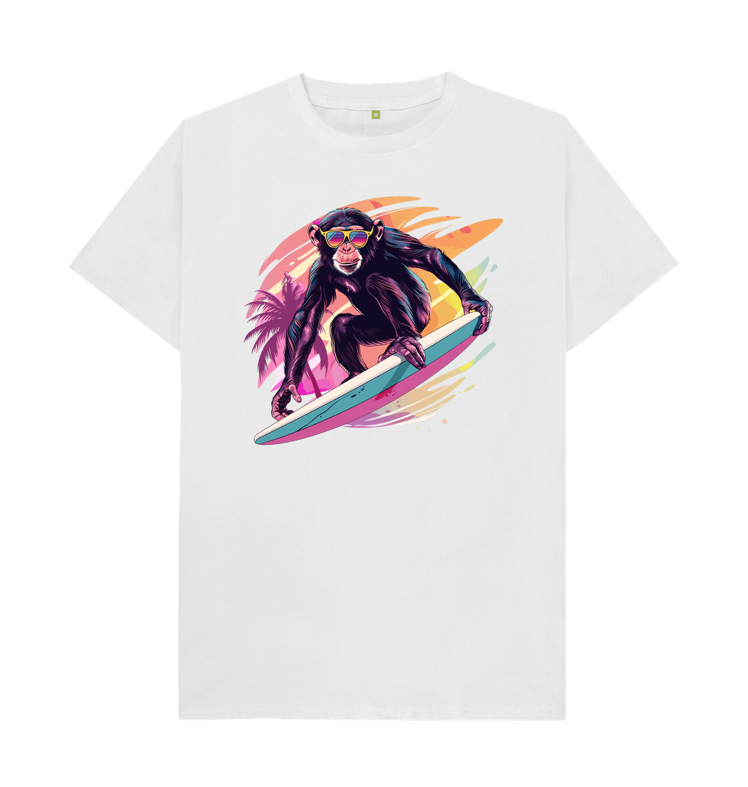 Ape Waves – Organic Cotton Tee - Sea & Piscine