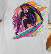 Ape Waves – Organic Cotton Tee - Sea & Piscine