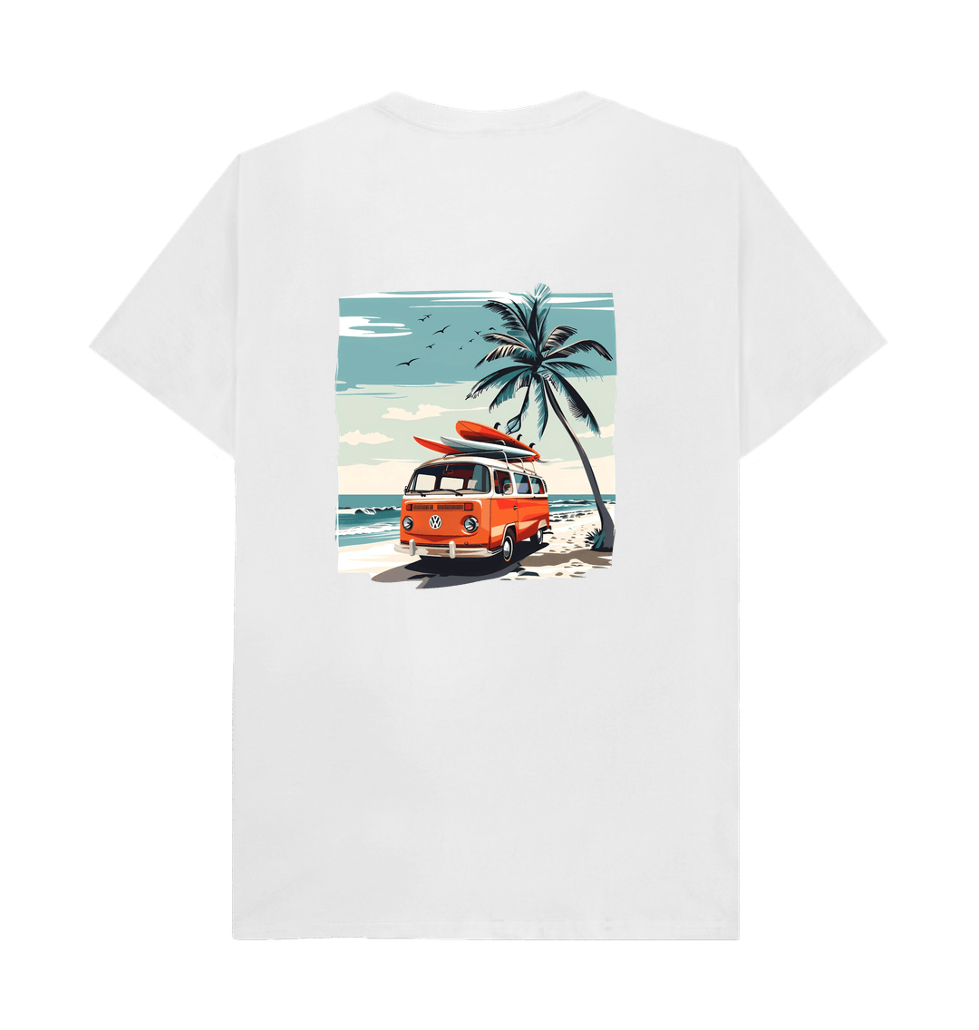 Board Meeting Back Print – Organic Cotton Tee - Sea & Piscine