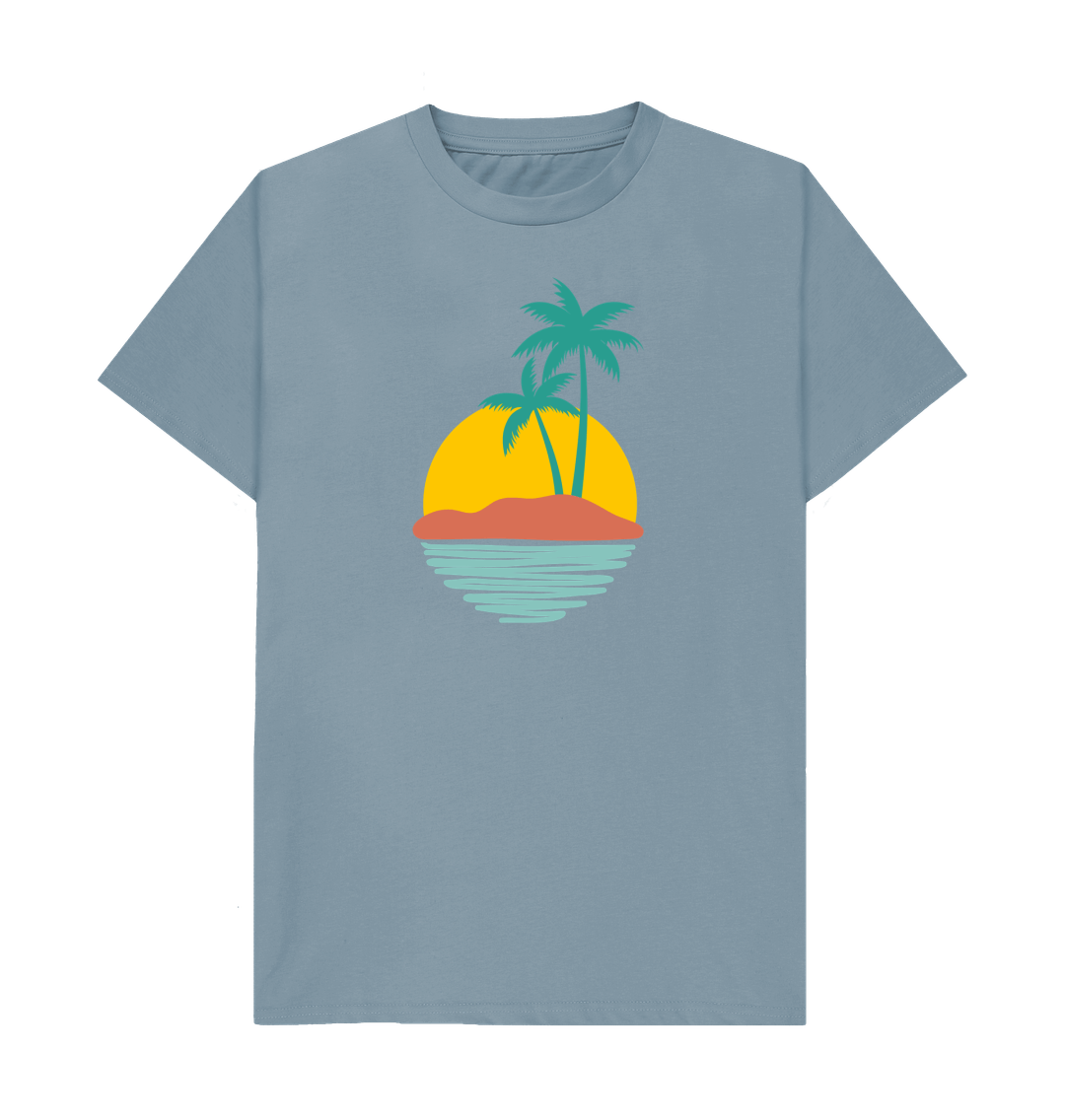 Castaway – Organic Cotton Tee - Sea & Piscine