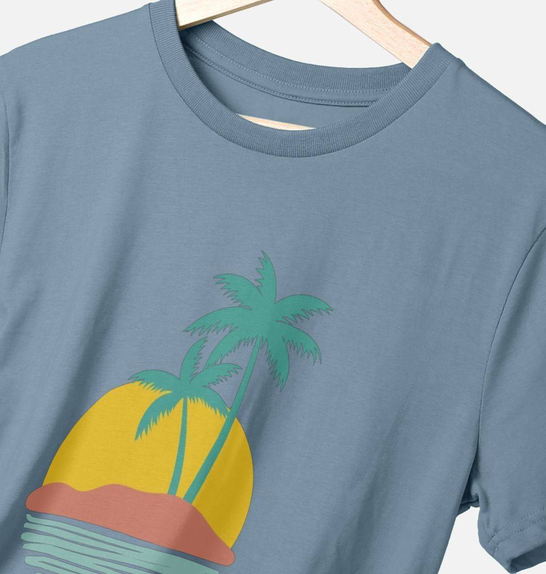 Castaway – Organic Cotton Tee - Sea & Piscine