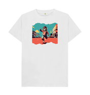 Dance Monkey – Organic Cotton Tee - Sea & Piscine