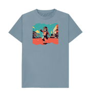 Dance Monkey – Organic Cotton Tee - Sea & Piscine