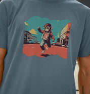 Dance Monkey – Organic Cotton Tee - Sea & Piscine