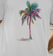 Frond Memories – Organic Cotton Tee - Sea & Piscine