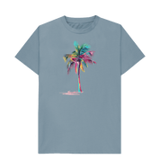 Frond Memories – Organic Cotton Tee - Sea & Piscine