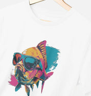 Gone Fishin' – Organic Cotton Tee - Sea & Piscine