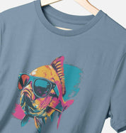 Gone Fishin' – Organic Cotton Tee - Sea & Piscine