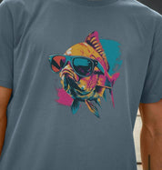Gone Fishin' – Organic Cotton Tee - Sea & Piscine