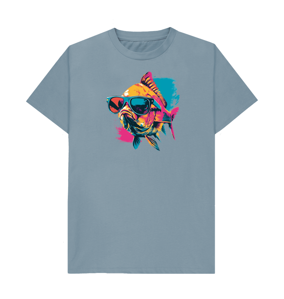 Gone Fishin' – Organic Cotton Tee - Sea & Piscine