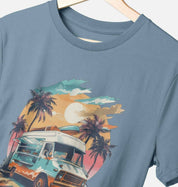 Meals On Wheels – Organic Cotton Tee - Sea & Piscine