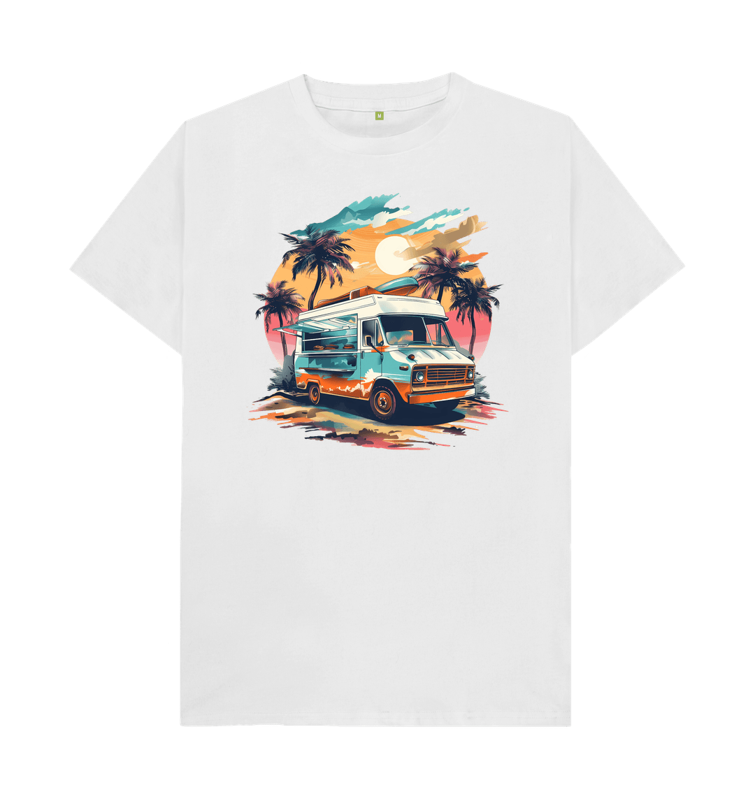 Meals On Wheels – Organic Cotton Tee - Sea & Piscine