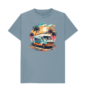Meals On Wheels – Organic Cotton Tee - Sea & Piscine