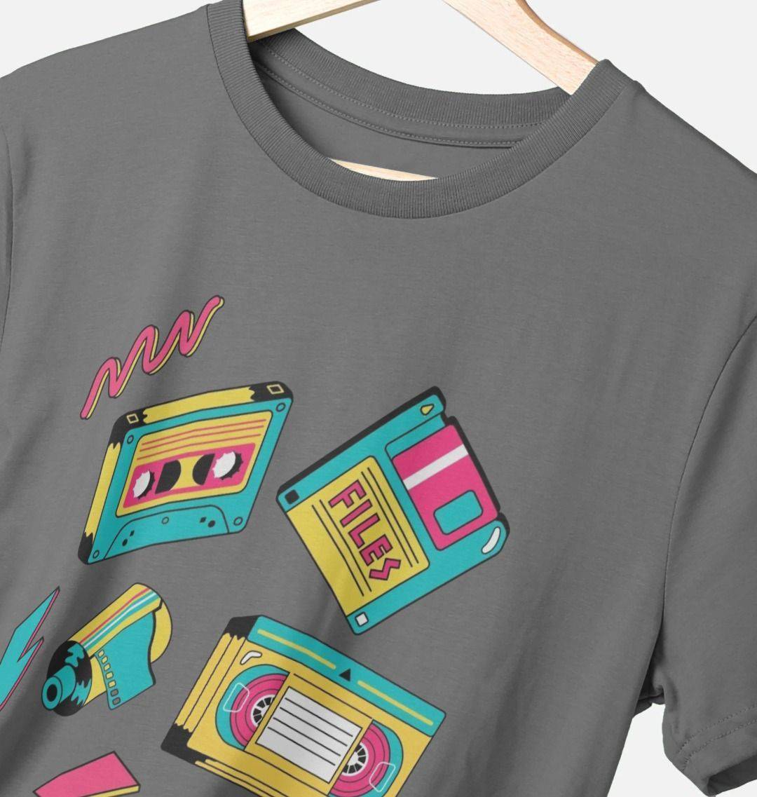 Mixtape 90s – Organic Cotton Tee - Sea & Piscine